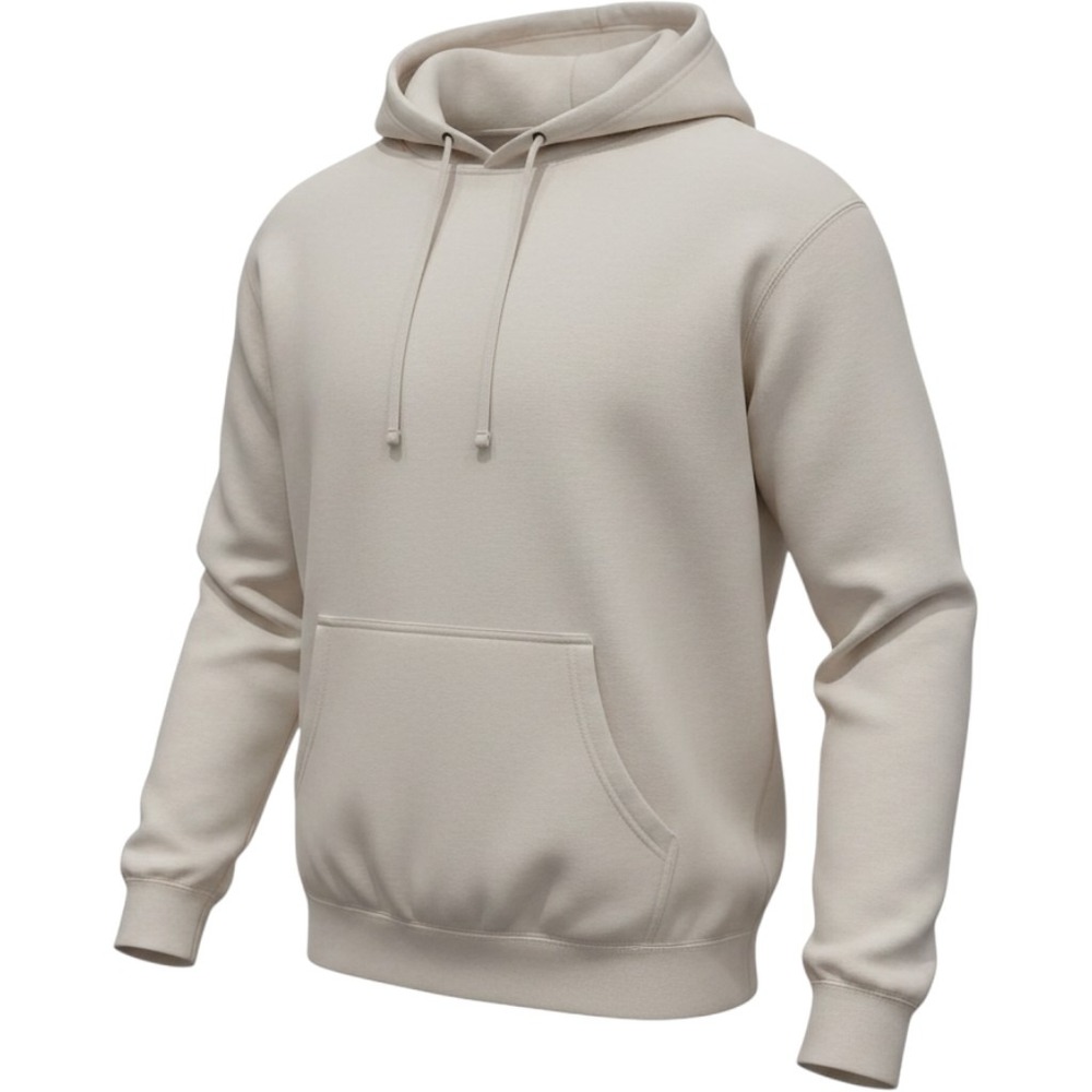 C9 by Champion Mens Cream Pullover Hoodie Sweatshirt Size Small Off White Fleece